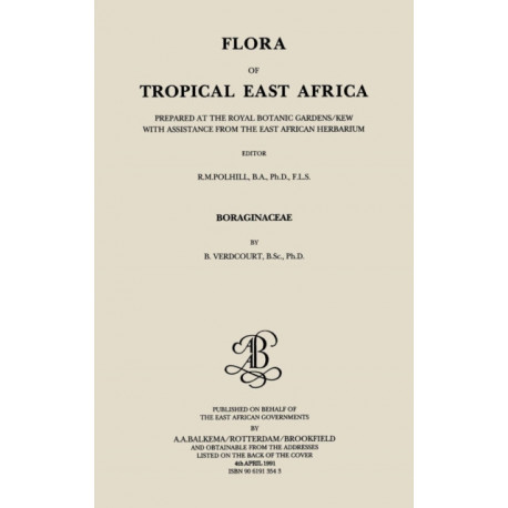 Flora of Tropical East Africa - Boraginaceae (1991)
