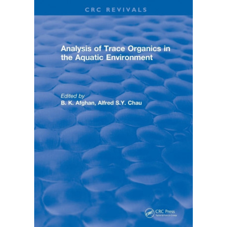 Analysis of Trace Organics in the Aquatic Environment