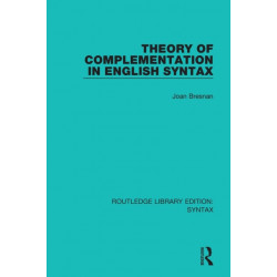 Theory of Complementation in English Syntax