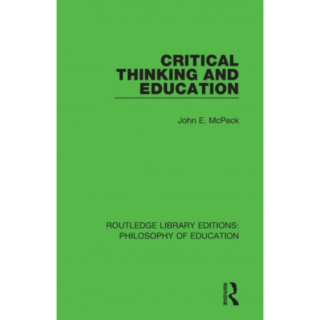 Critical Thinking and Education