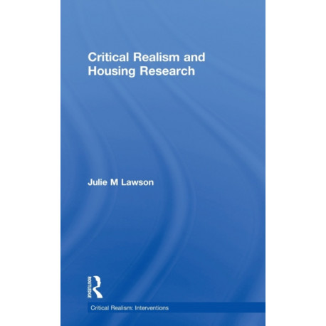 Critical Realism and Housing Research