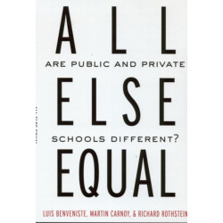 All Else Equal: Are Public and Private Schools Different?