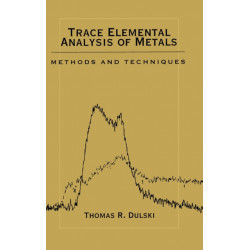 Trace Elemental Analysis of Metals: Methods and Techniques