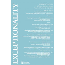 Functional Behavioral Assessment: A Special Issue of exceptionality