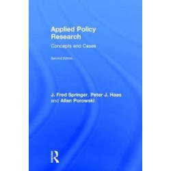 Applied Policy Research: Concepts and Cases