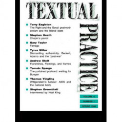 Textual Practice: Volume 8, Issue 1