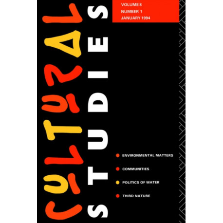 Cultural Studies: Volume 8, Issue 1