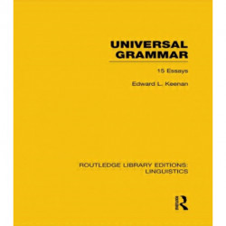 Universal Grammar (RLE Linguistics A: General Linguistics)