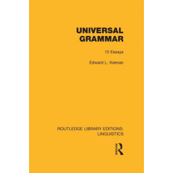 Universal Grammar (RLE Linguistics A: General Linguistics)