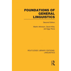 Foundations of General Linguistics (RLE Linguistics A: General Linguistics)
