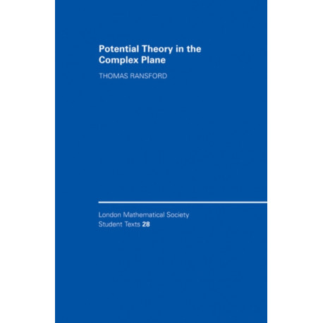 Potential Theory in the Complex Plane