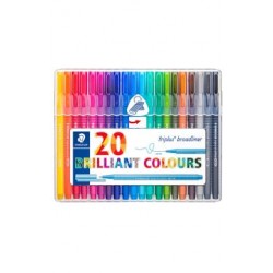 STAEDTLER Triplus broadliner 20 stk.