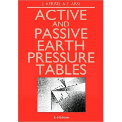 Active and Passive Earth Pressure Tables