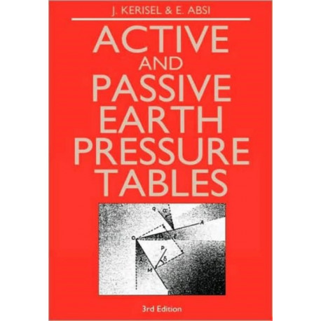 Active and Passive Earth Pressure Tables
