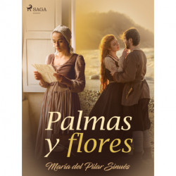 Palmas y flores