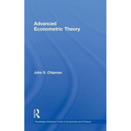 Advanced Econometric Theory