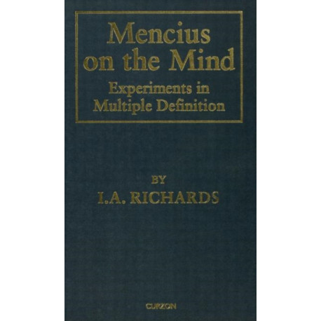 Mencius on the Mind: Experiments in Multiple Definition