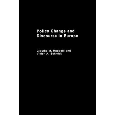 Policy Change & Discourse in Europe