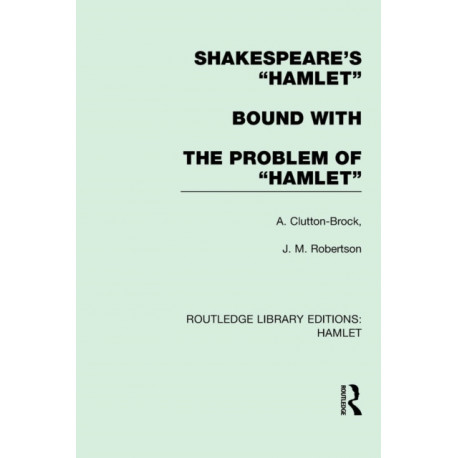 Shakespeare's “Hamlet” bound with The Problem of Hamlet