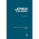 Studies on Early Arabic Philosophy