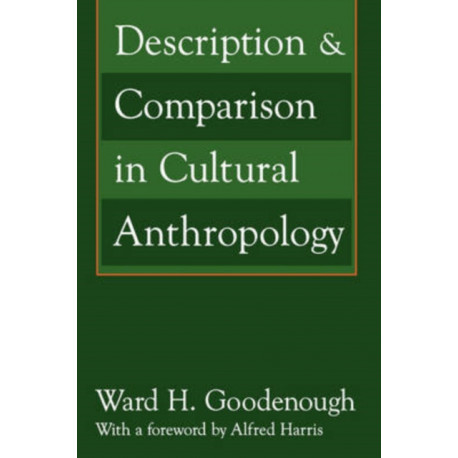 Description and Comparison in Cultural Anthropology