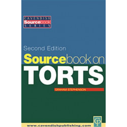 Sourcebook on Tort Law 2/e