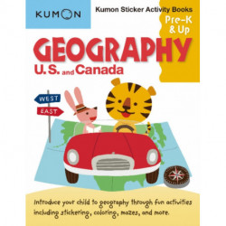 Kumon Sticker Activity Books: Geography U.S. and Canada