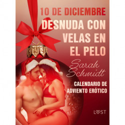 10 de diciembre: Desnuda con velas en el pelo