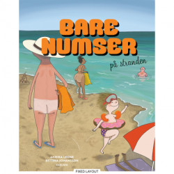 Bare numser på stranden