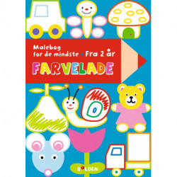 Farvelade - malebog for de mindste - fra 2 år