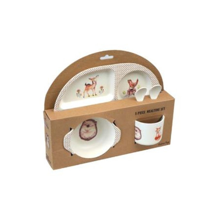 Wood Friends 100% melamin spisesæt