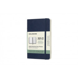 Moleskine 2022 18-Month Weekly Pocket Softcover Notebook: Sapphire Blue