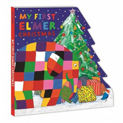 My First Elmer Christmas: Shaped Board Book