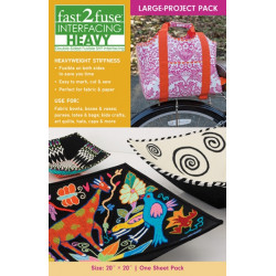 fast2fuse Interfacing Heavy: Double-Sided Fusible Stiff Interfacing