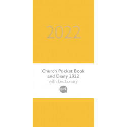Church Pocket Book and Diary 2022 Soft-tone Yellow