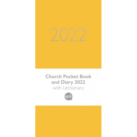 Church Pocket Book and Diary 2022 Soft-tone Yellow
