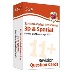 11+ CEM Revision Question Cards: Non-Verbal Reasoning 3D & Spatial - Ages 10-11