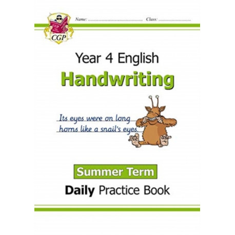KS2 Handwriting Year 4 Daily Practice Book: Summer Term