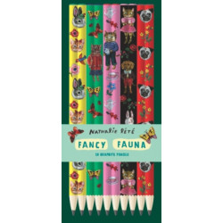Fancy Fauna: 10 Graphite Pencils