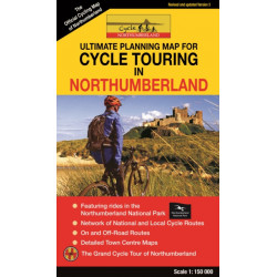 Cycle Touring Map of Northumberland - REV.3