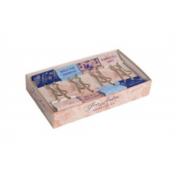 Jane Austen: Floral Patterns Binder Clips