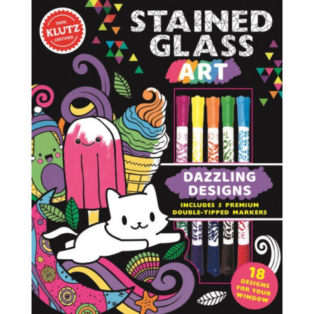 Stained Glass Art: Dazzling Designs (Klutz Activity Book)
