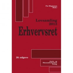 Lovsamling ., erhvervsret (2013 (20. udgave)) - [RODEKASSE/DEFEKT]