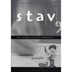 Stav 4: stavning og grammatik, Facit, løsningsforslag og kommentarer