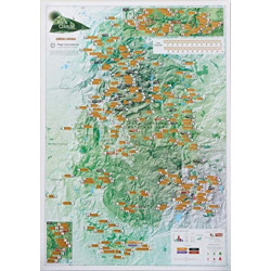 Rock Climbs Peak District Scratch Print: Collect & Scratch Print