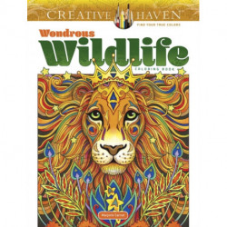 Creative Haven Wondrous Wildlife Coloring Book