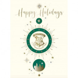Harry Potter: Hogwarts Crest Holiday Embellished Card