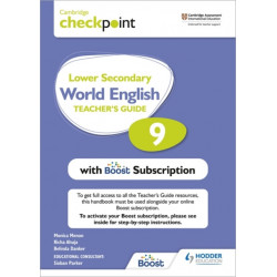 Cambridge Checkpoint Lower Secondary World English Teacher's Guide 9 with Boost Subscription