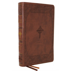 NABRE, New American Bible, Revised Edition, Catholic Bible, Large Print Edition, Leathersoft, Brown, Thumb Indexed, Comfort Print: Holy Bible