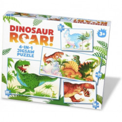 DINOSAUR ROAR 4:1 PUZZLE